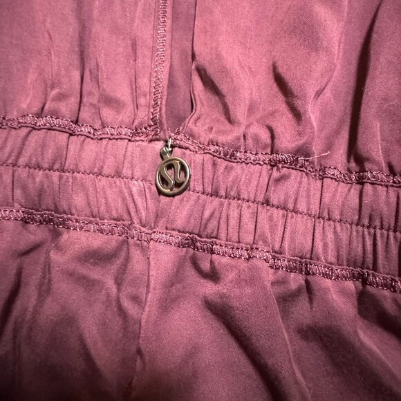 lululemon Women's Halter Romper Tencel Black Cherry Purple Size XS - Picture 5 of 8